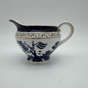 Vintage Double Phoenix Blue Willow Creamer & Sugar Bowl W/ Lid